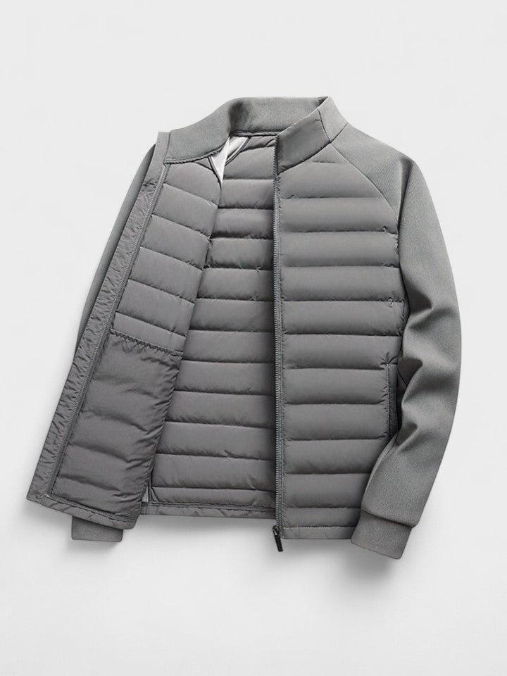 Men’s Hooded Nylon Down-Filled Puffer Jacket