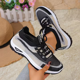 Women’s Knit Cushioned Slip-On Walking Sneakers