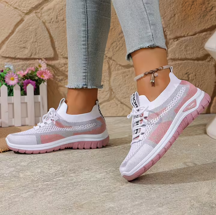 Women’s Knit Cushioned Slip-On Walking Sneakers