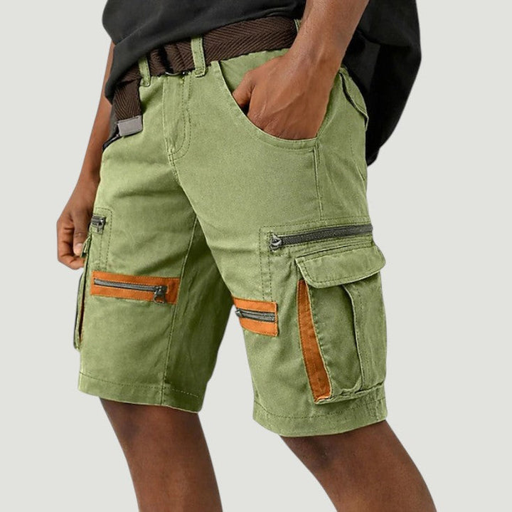 Men's Denim Cargo Tactical Shorts