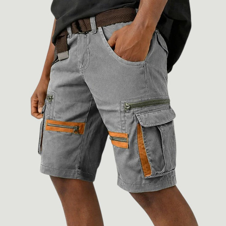 Men's Denim Cargo Tactical Shorts