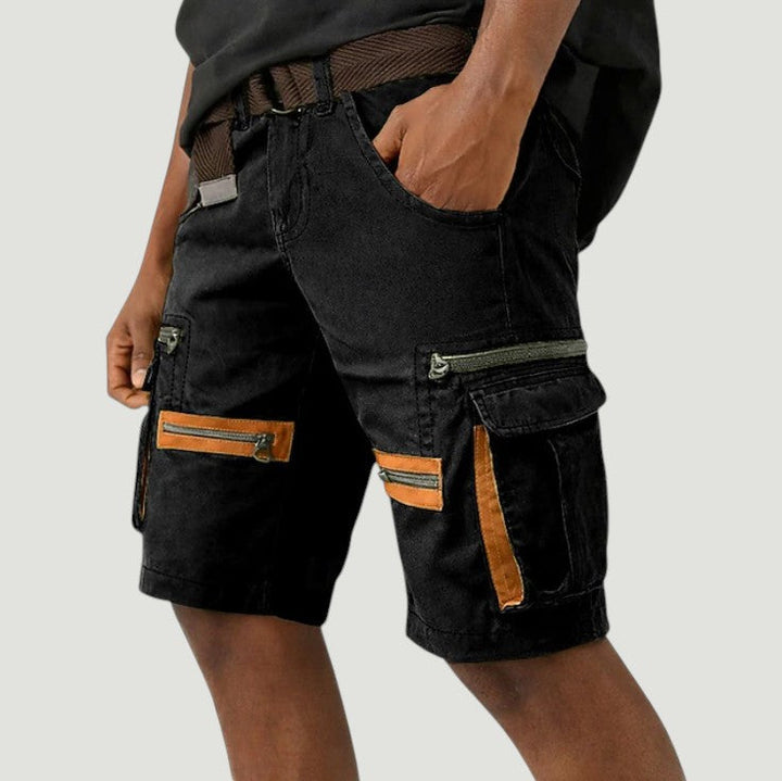 Men's Denim Cargo Tactical Shorts