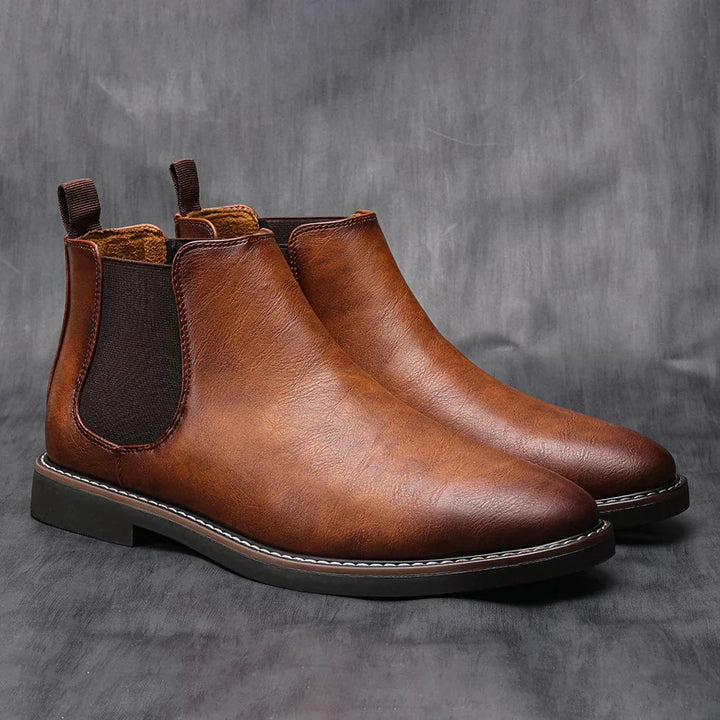 Men's Leather Chelsea Ankle Boots