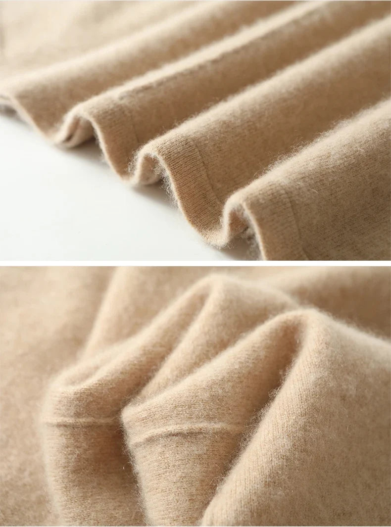 Women's Wool Knit Midi Skirt