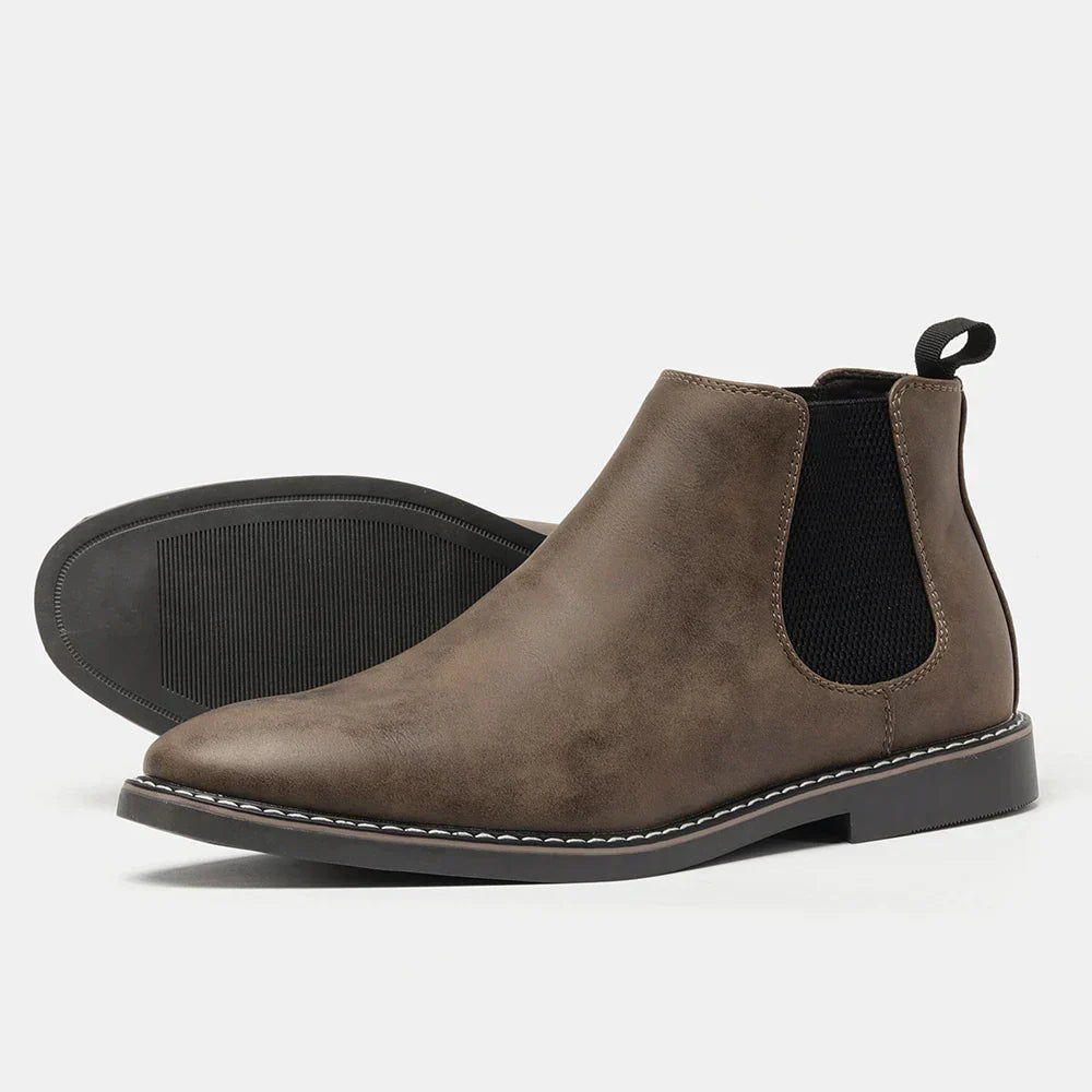 Men's Leather Chelsea Ankle Boots