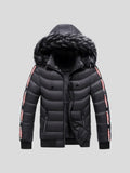 Men’s Fleece-Lined Hooded Puffer Jacket