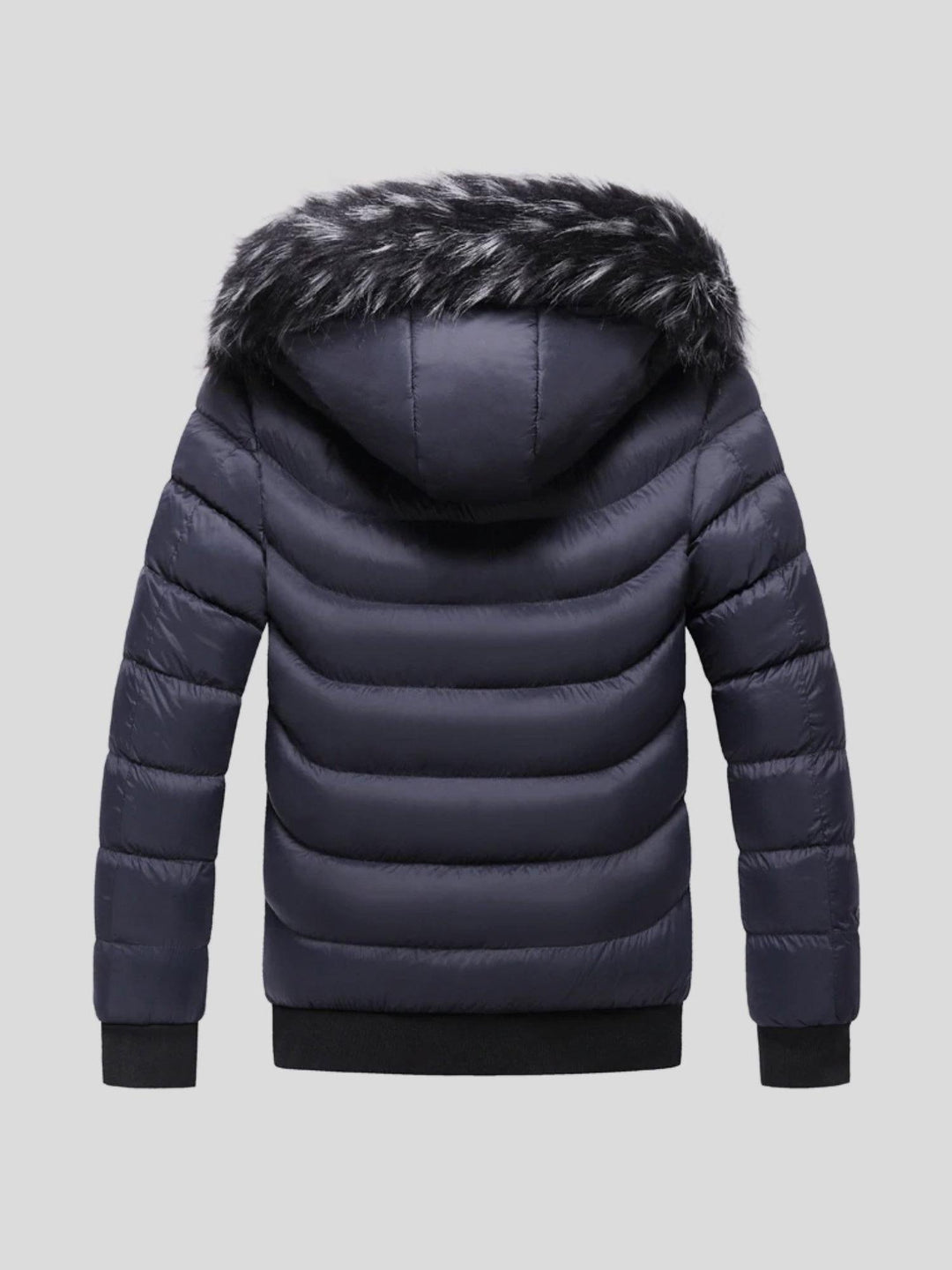 Men’s Fleece-Lined Hooded Puffer Jacket