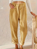 Women's Fleece Lined Corduroy Trousers