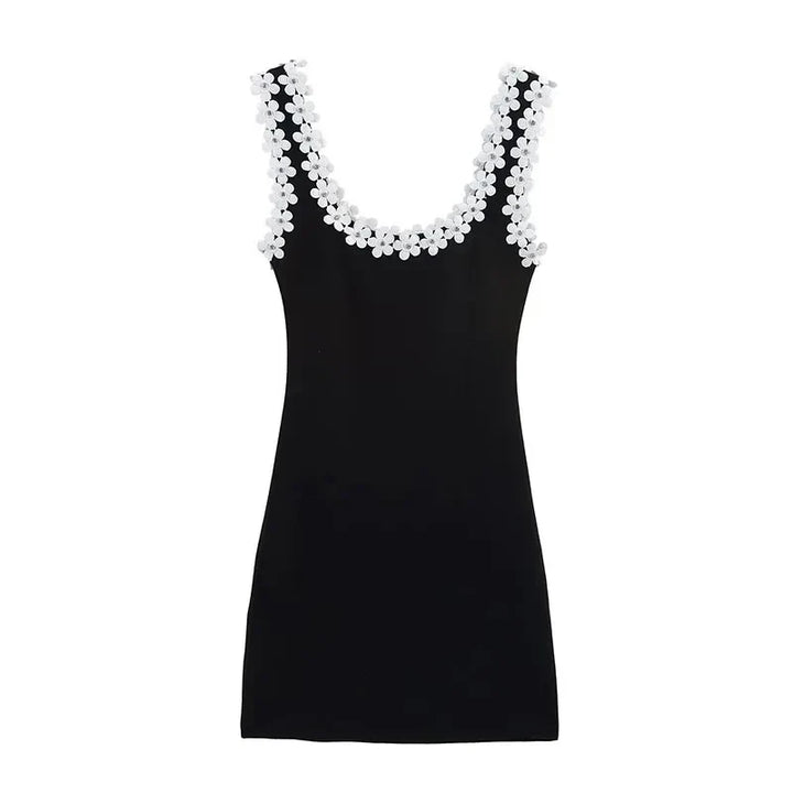 Women’s Knit Square-Neck Bodycon Mini Dress