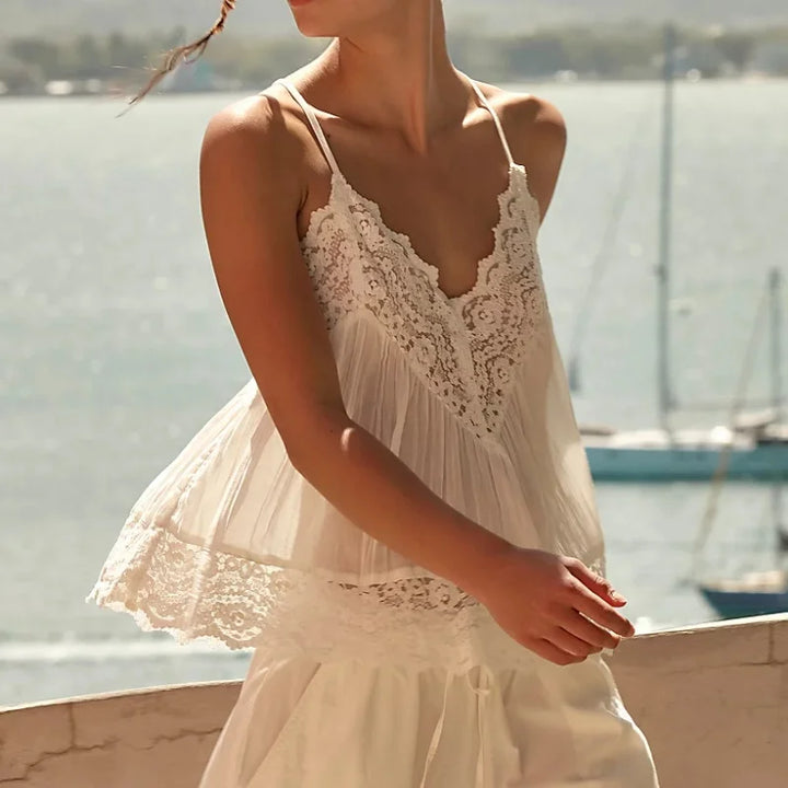 Women's Lace Camisole Sleeveless Blouse Tank Top