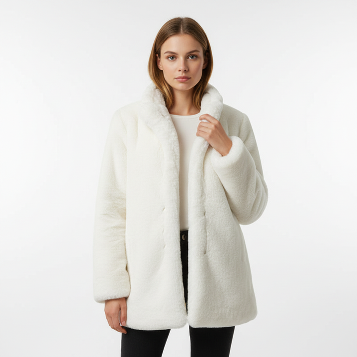 Women’s Faux-Fur Hooded Quilted Puffer Coat