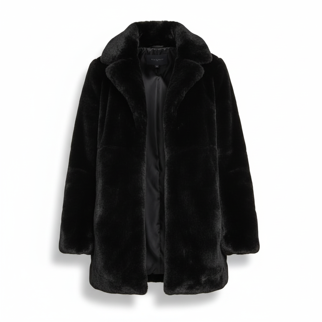 Women’s Faux-Fur Hooded Quilted Puffer Coat