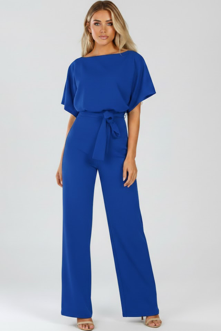 Women's Linen Wide-Leg Jumpsuit