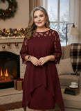 Women's Chiffon Layered Evening Party Cocktail Wedding Guest Dress