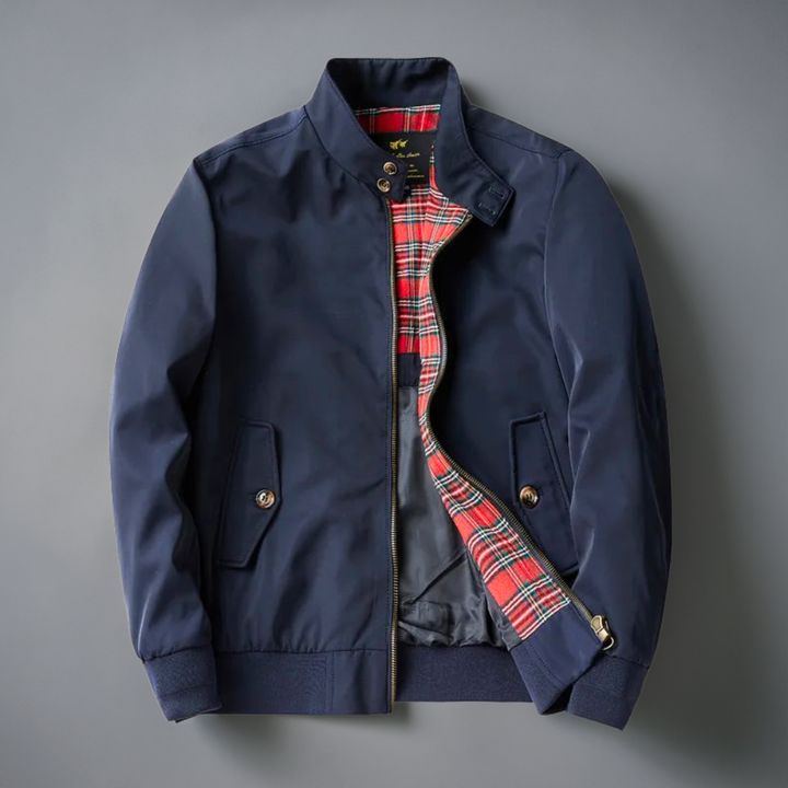 Men's Harrington Wool Blend Bomber Jacket