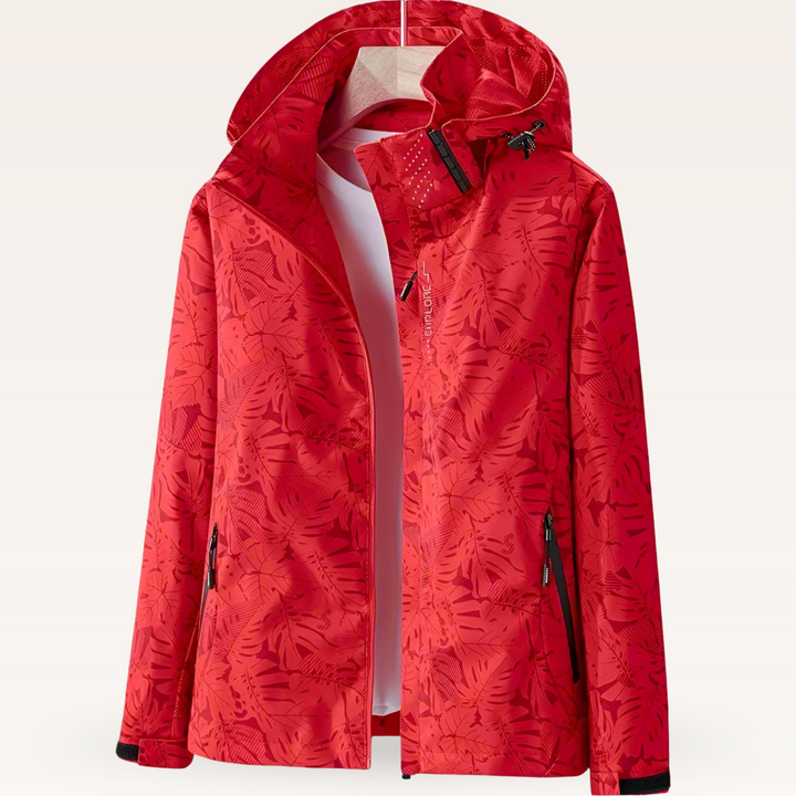 Women's Waterproof Fleece-Lined Hooded Lightweight Jacket