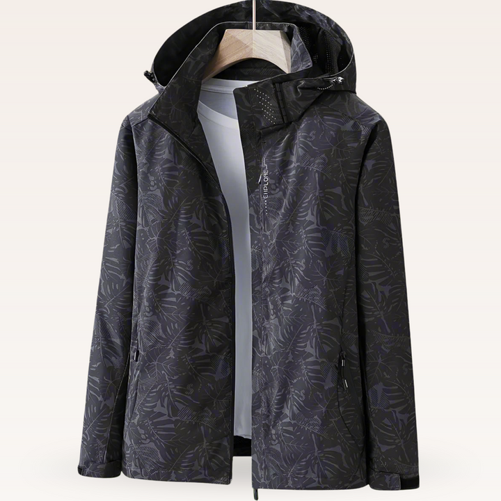 Women's Waterproof Fleece-Lined Hooded Lightweight Jacket