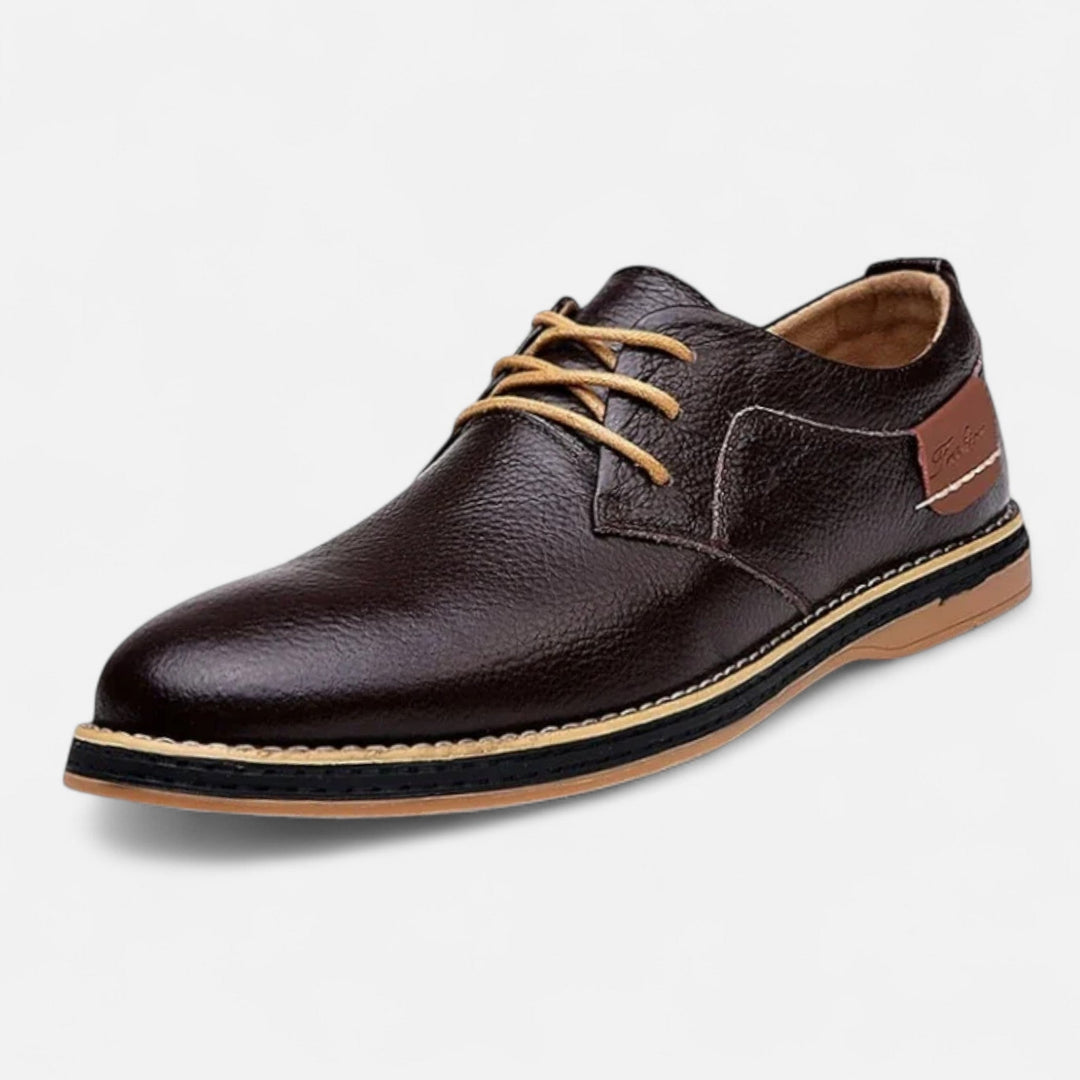Men's Leather Derby Dress Shoes