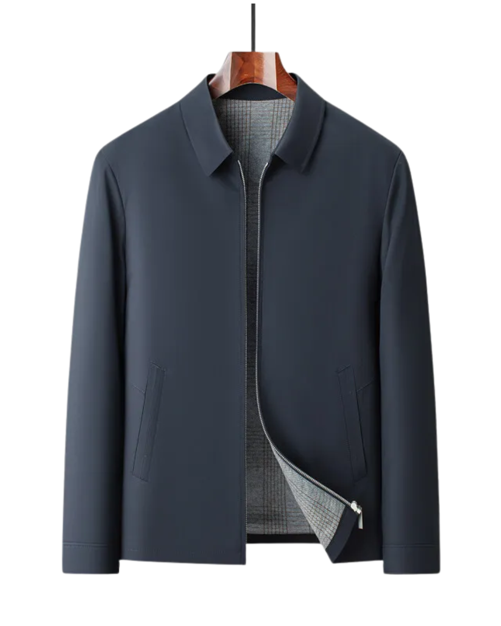 Men's Fleece Harrington Zipper Jacket