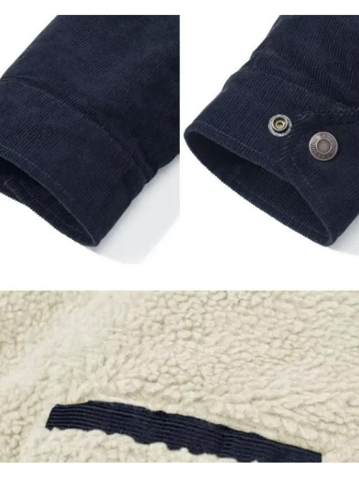 Men’s Wool-Blend Suede Trucker Jacket