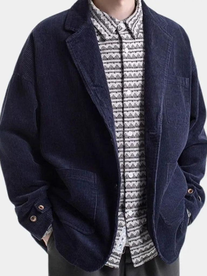 Men’s Corduroy Button-Front Jacket