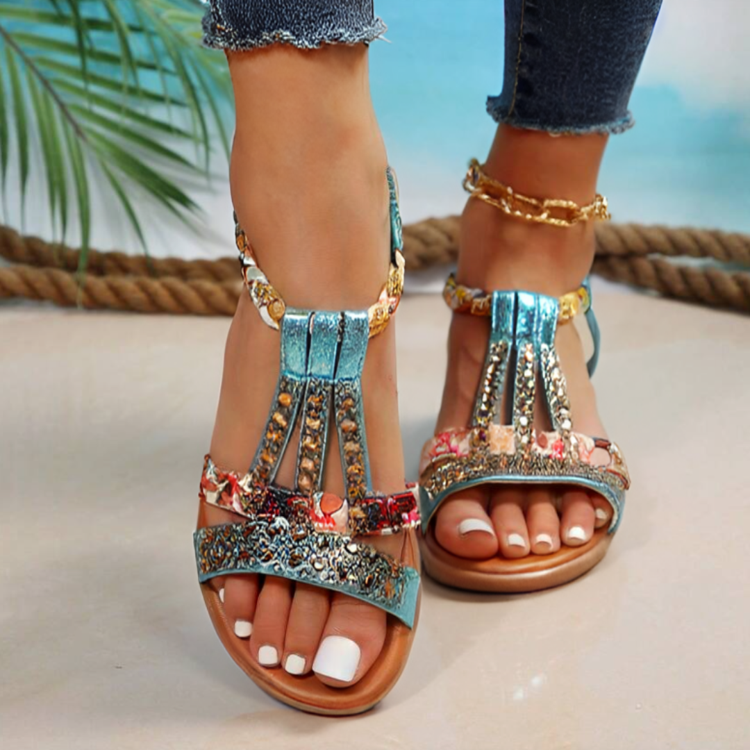 Women's Summer Boho Leather Sandals