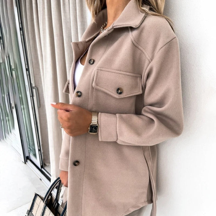 Women’s Fleece Button-Up Shacket