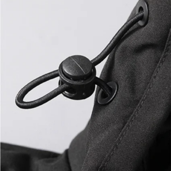 Men's Fleece Hooded Long Down Coat