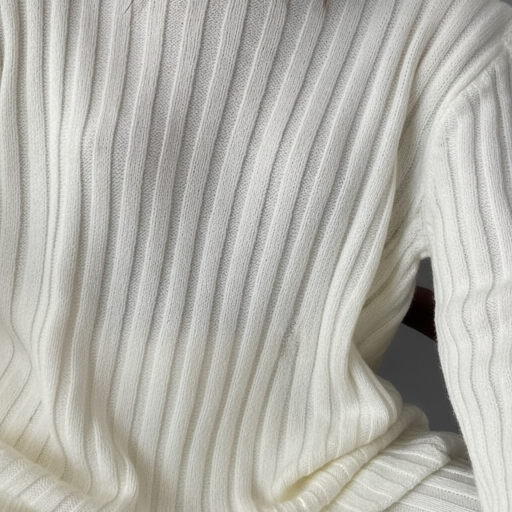 Women’s Merino Wool High-Neck Sweater & Wide-Leg Trouser Set