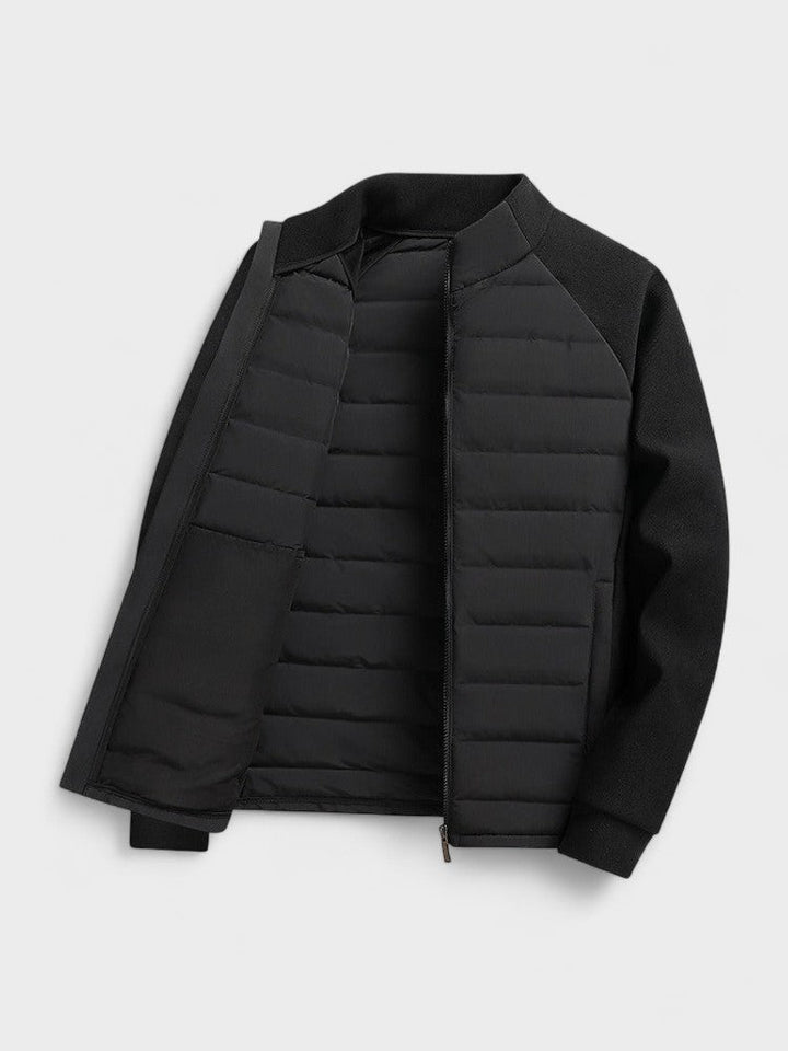 Men’s Hooded Nylon Down-Filled Puffer Jacket