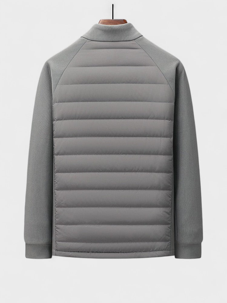Men’s Hooded Nylon Down-Filled Puffer Jacket