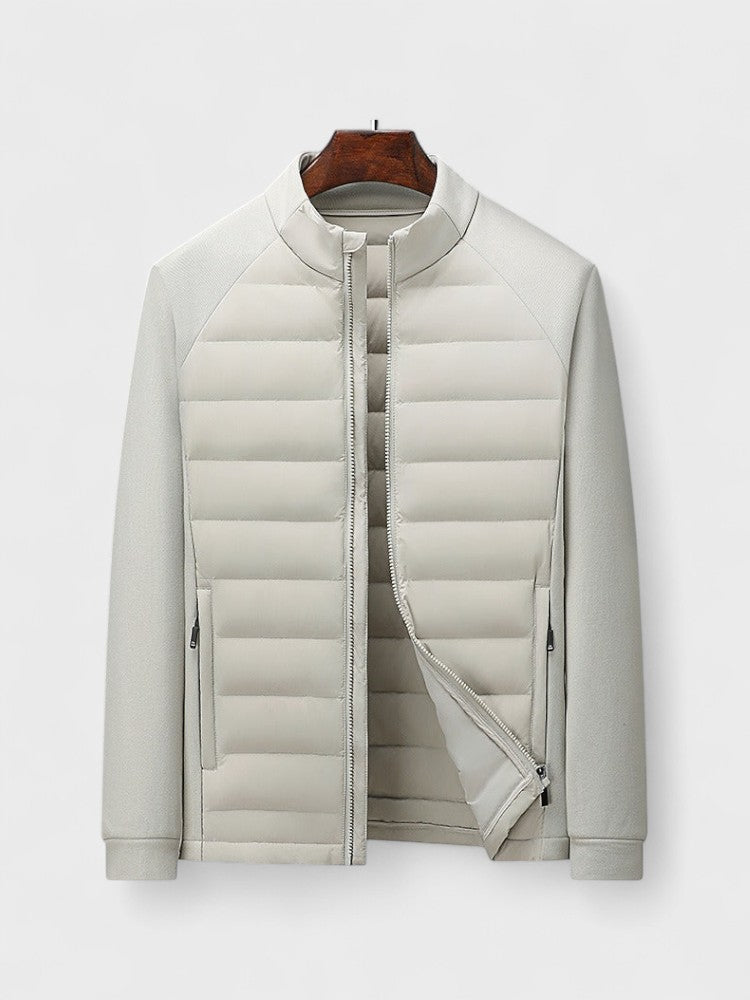 Men’s Hooded Nylon Down-Filled Puffer Jacket
