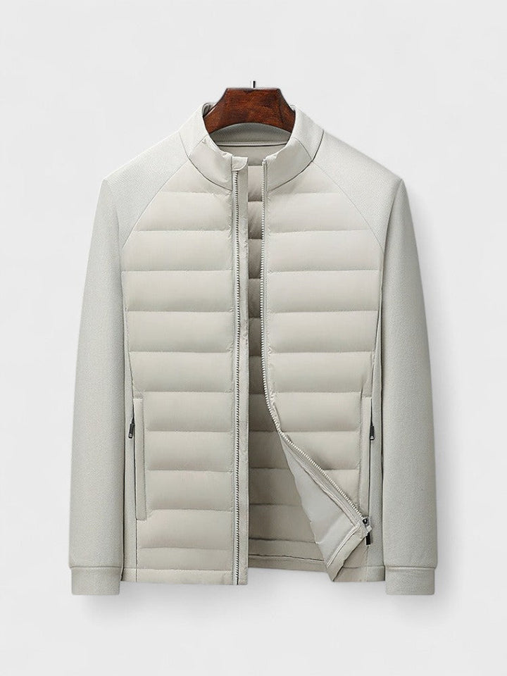 Men’s Hooded Nylon Down-Filled Puffer Jacket