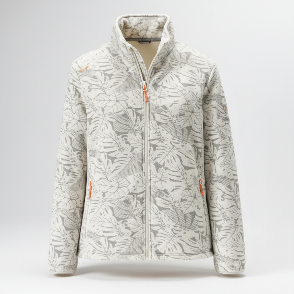 Women's Fleece-Lined Windproof Sporty Zip-Up Jacket