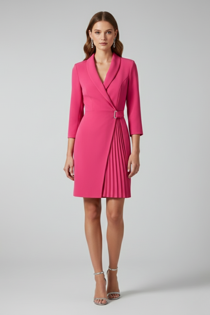 Women's Knit-Blend Blazer Mini Dress