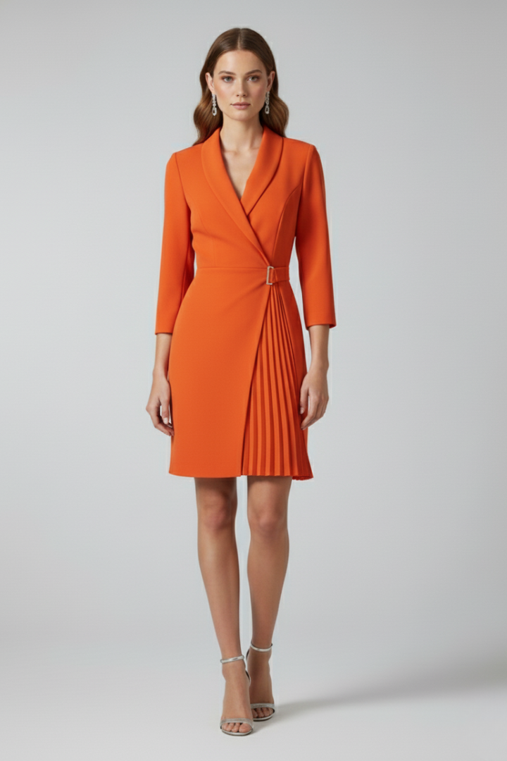 Women's Knit-Blend Blazer Mini Dress
