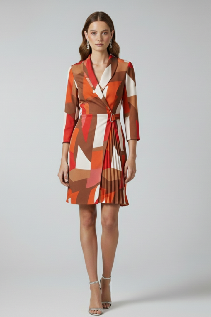 Women's Knit-Blend Blazer Mini Dress