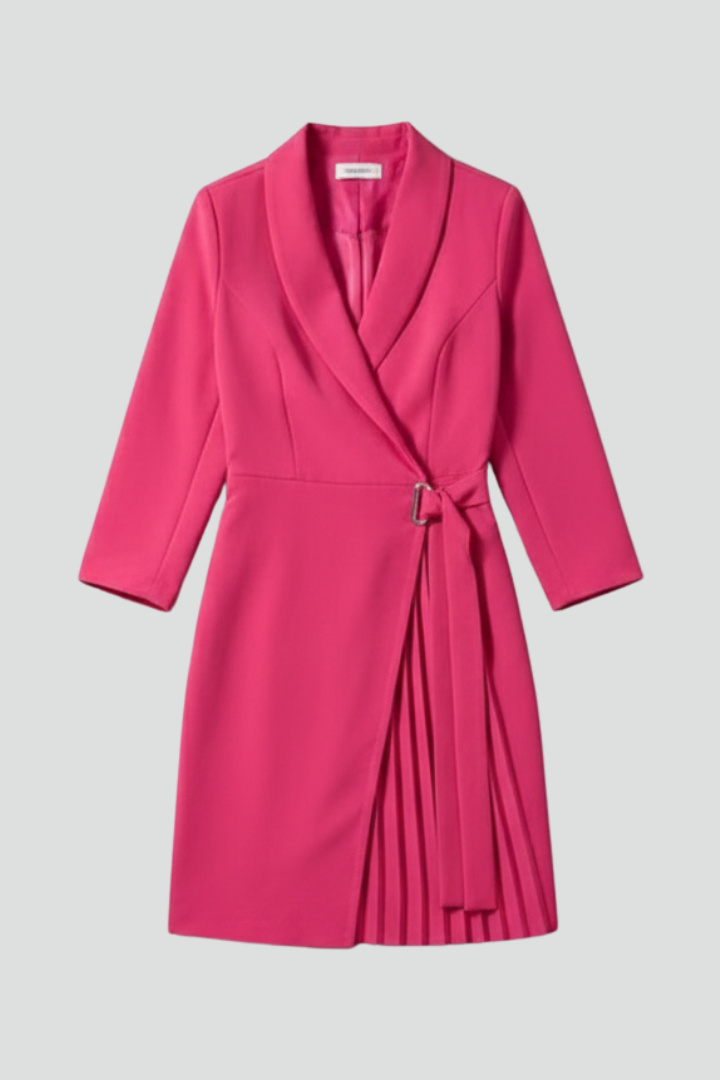 Women's Knit-Blend Blazer Mini Dress
