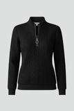Women's Quarter-Zip Cable Knit Jumper Sweater