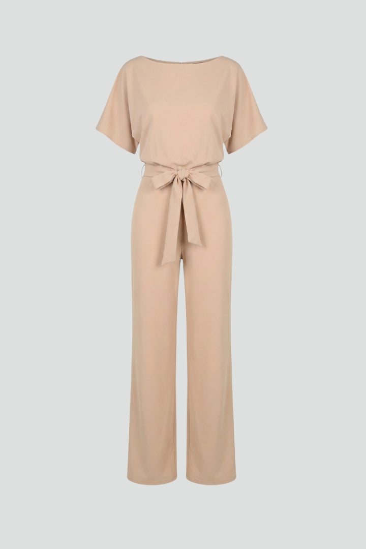 Women's Linen Wide-Leg Jumpsuit