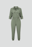 Women's Linen Utility Jumpsuit