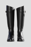 Bottes hautes en cuir pour femme, montantes jusqu'aux genoux, style équestre