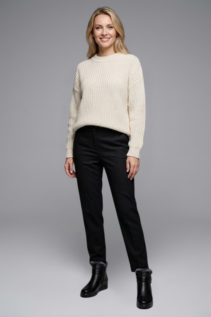 Bottes basses à talon compensé pour femmes en cuir, doublées de fourrure chaude, avec boucle, montant à la cheville