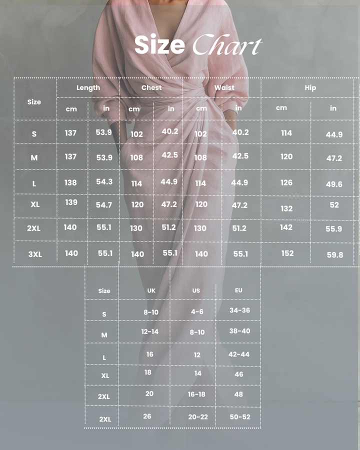 Women’s Linen Wrap Maxi Dress V Neck Elegant Drape Evening Gown