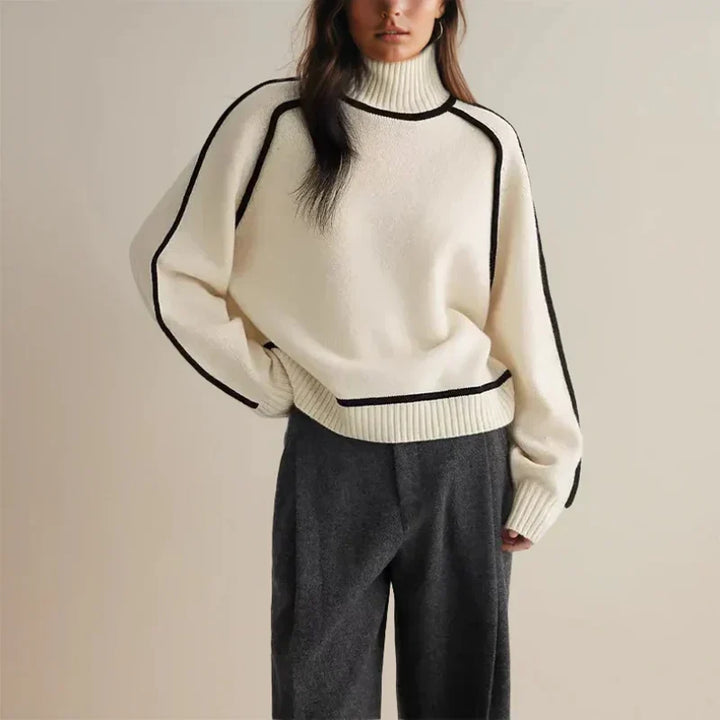 Women's Wool Knit Turtleneck Jumper