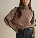 Women's Wool Knit Turtleneck Jumper