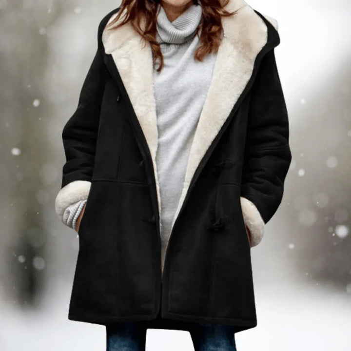Women's Fleece Hooded Coat Jacket