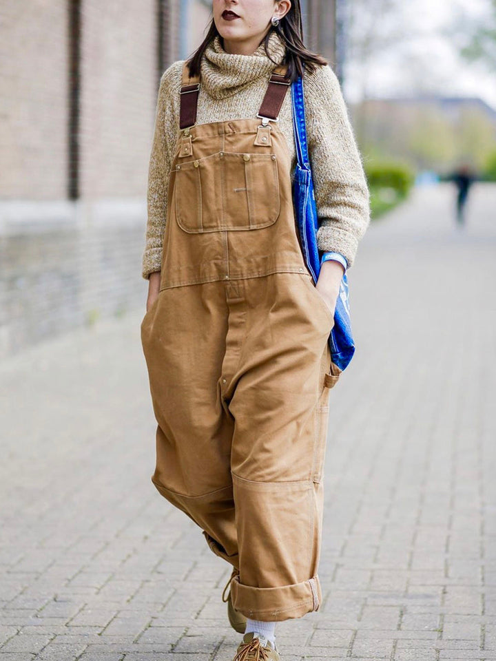 Canvas Workwear Overalls Women's Durable Duck Utility Jumpsuit