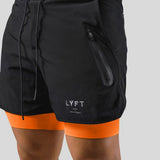 Cotton Summer Men's 2-in-1 Training Shorts