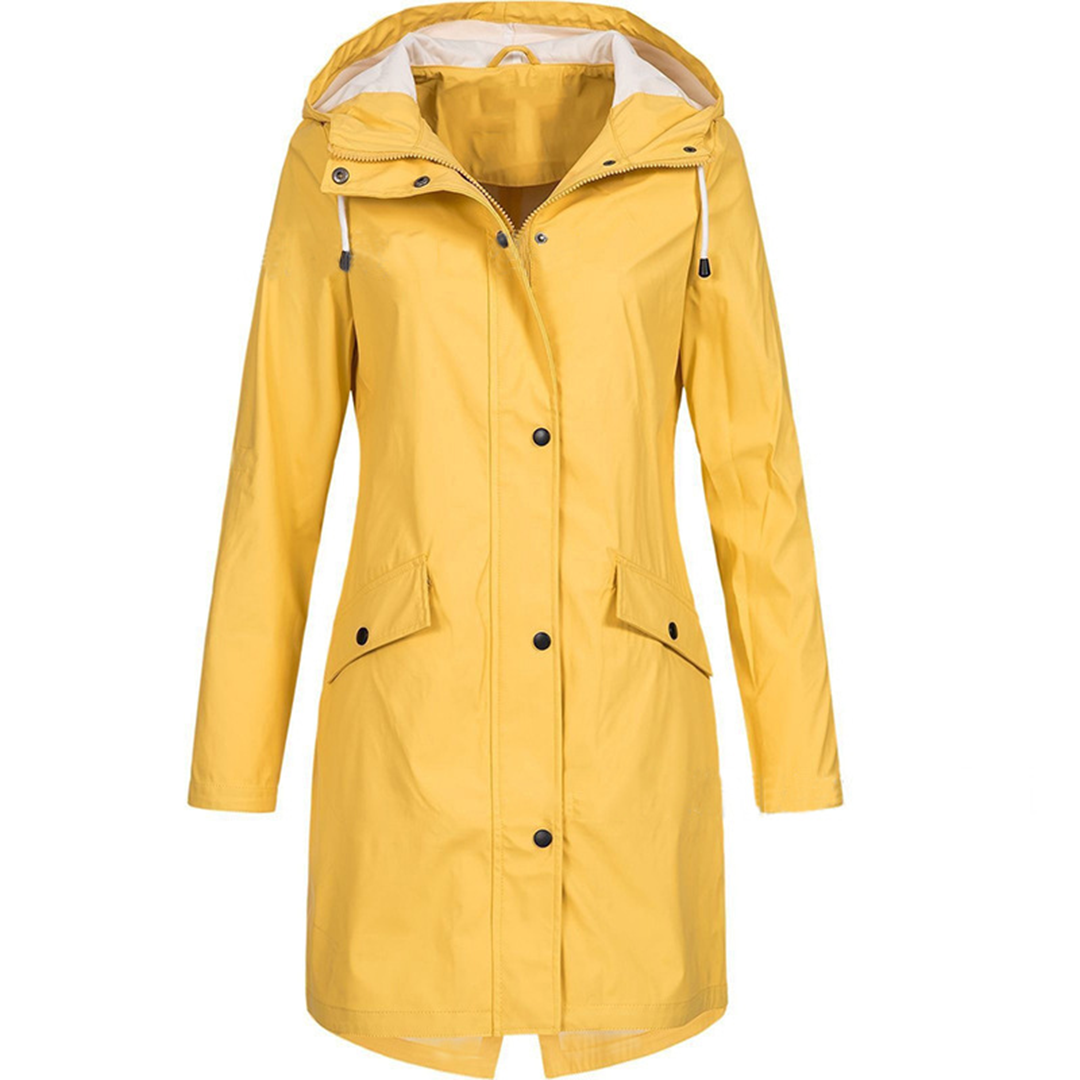 Women's Waterproof Hooded Fleece Jacket Coat